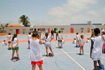 Éxito del campus veraniego del Telde Basket Tara (Foto Francisco Javier Santana)